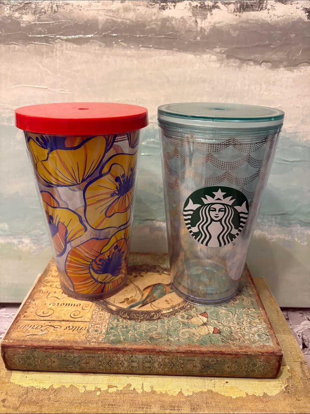 2 Starbucks 16oz Cold Cups